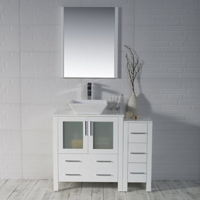 Find The Perfect 42 Inch White Single Vanities Wayfair